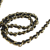 Chanel Black Quilted Leather CC Tassel Barrel Mini Chain Bag