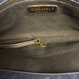 Chanel Blue Aged Quilted 2.55 Leather Chain Tote 2011