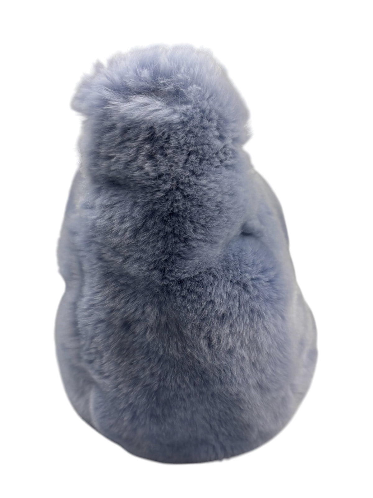 Chanel Blue Rabbit Fur Chain Mini Hobo
