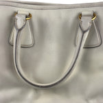 Prada Saffiano Lux Leather Grey 2Way Shopping Bag