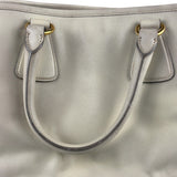 Prada Saffiano Lux Leather Grey 2Way Shopping Bag
