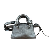 Balenciaga Nano City Bag Silver