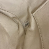 Chanel Vintage Pink/Cream Denim Maxi Stripped Tote 1994