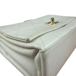 Chanel White Leather Mini Shoulder Bag 1992