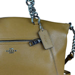 Coach Orange Leather Shoulder Bag
