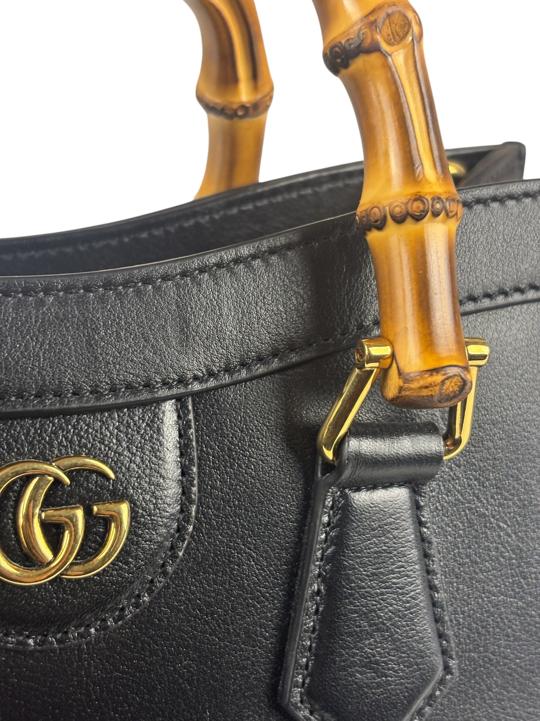 Gucci Diana Small Bamboo Handle Tote