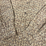 Prada Muted Cheetah Print Button Down Top