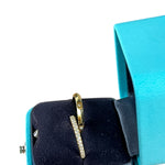 Tiffany & Co His & Hers Rings 18k Gold w/ Diamonds