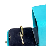 Tiffany & Co His & Hers Rings 18k Gold w/ Diamonds