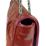 Chanel Burgundy Patent Leather Mademoiselle Bijoux Chain Flap Bag 2008