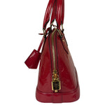 Louis Vuitton Red Vernis Alma BB Handbag