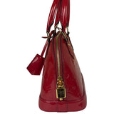 Louis Vuitton Red Vernis Alma BB Handbag