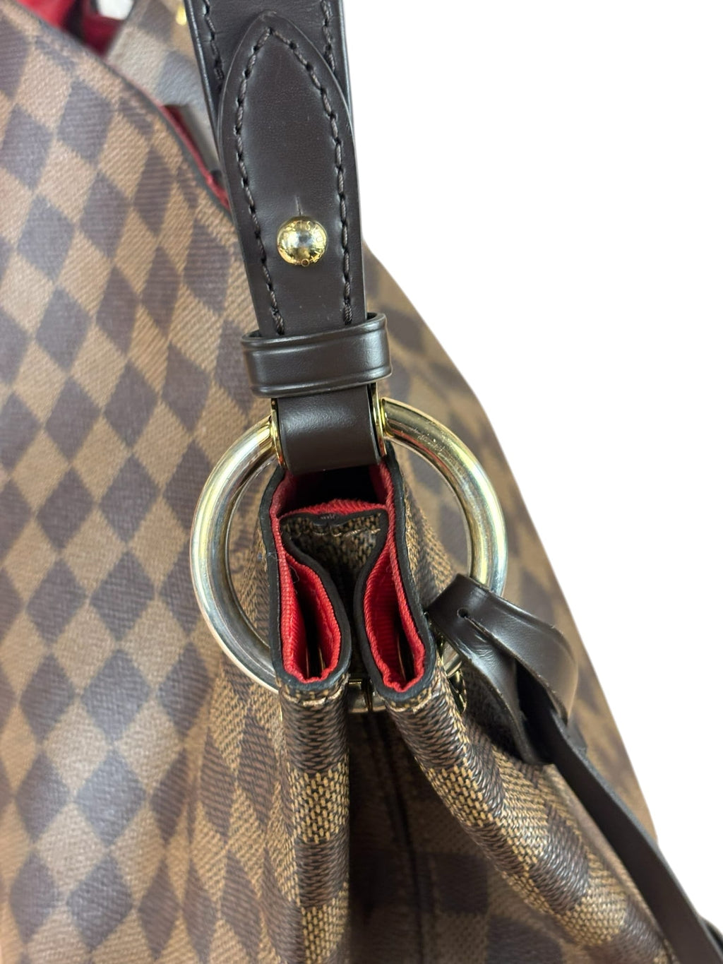 Louis Vuitton Damier Ebene Graceful Hobo Bag PM