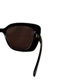 Chanel Rhinestone Logo Square Sunglasses