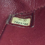 Chanel Dark Red East West Chocolate Bar Patent Trim Handbag 2002-03