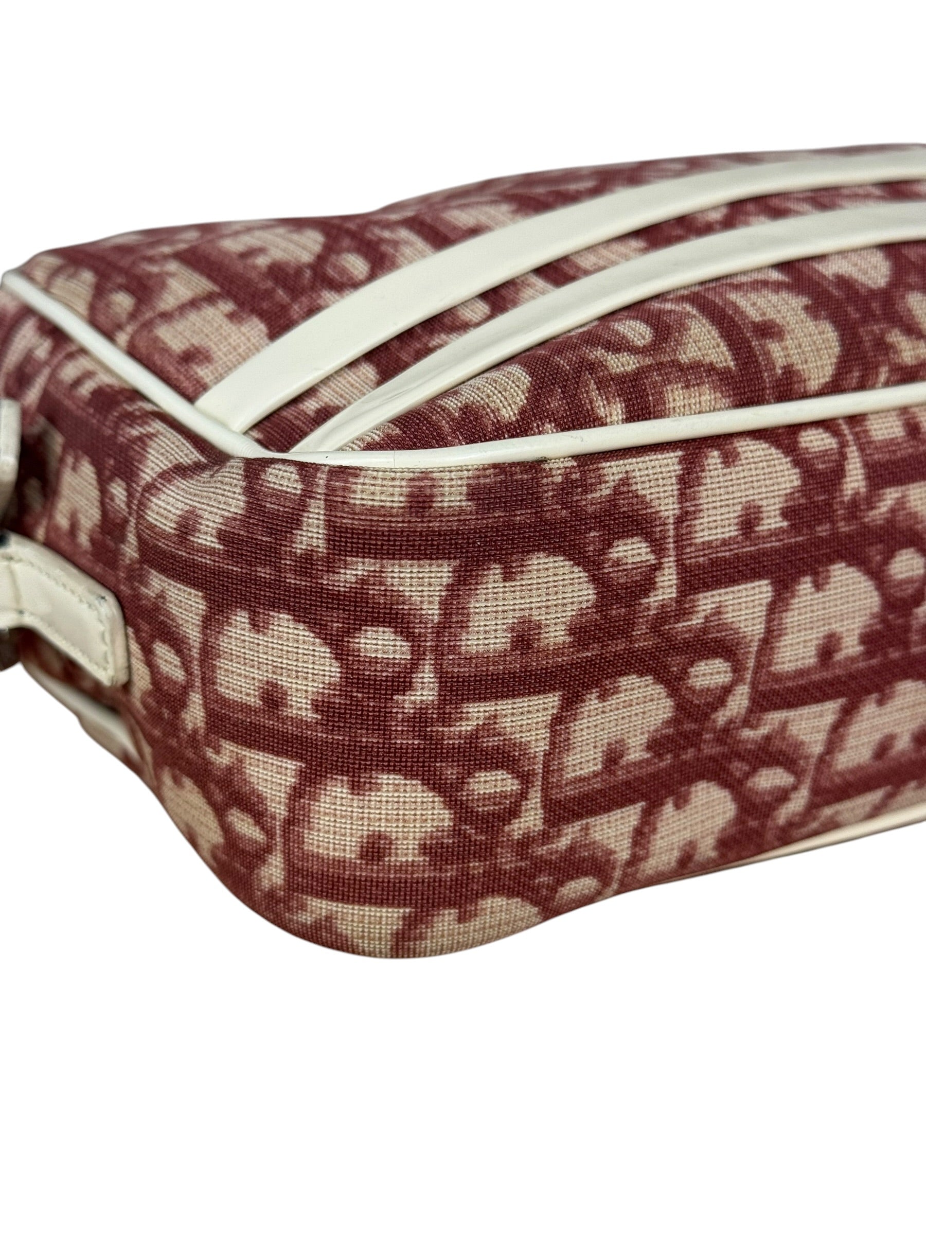 Christian Dior Vintage Red Oblique Trotter "2" Crossbody