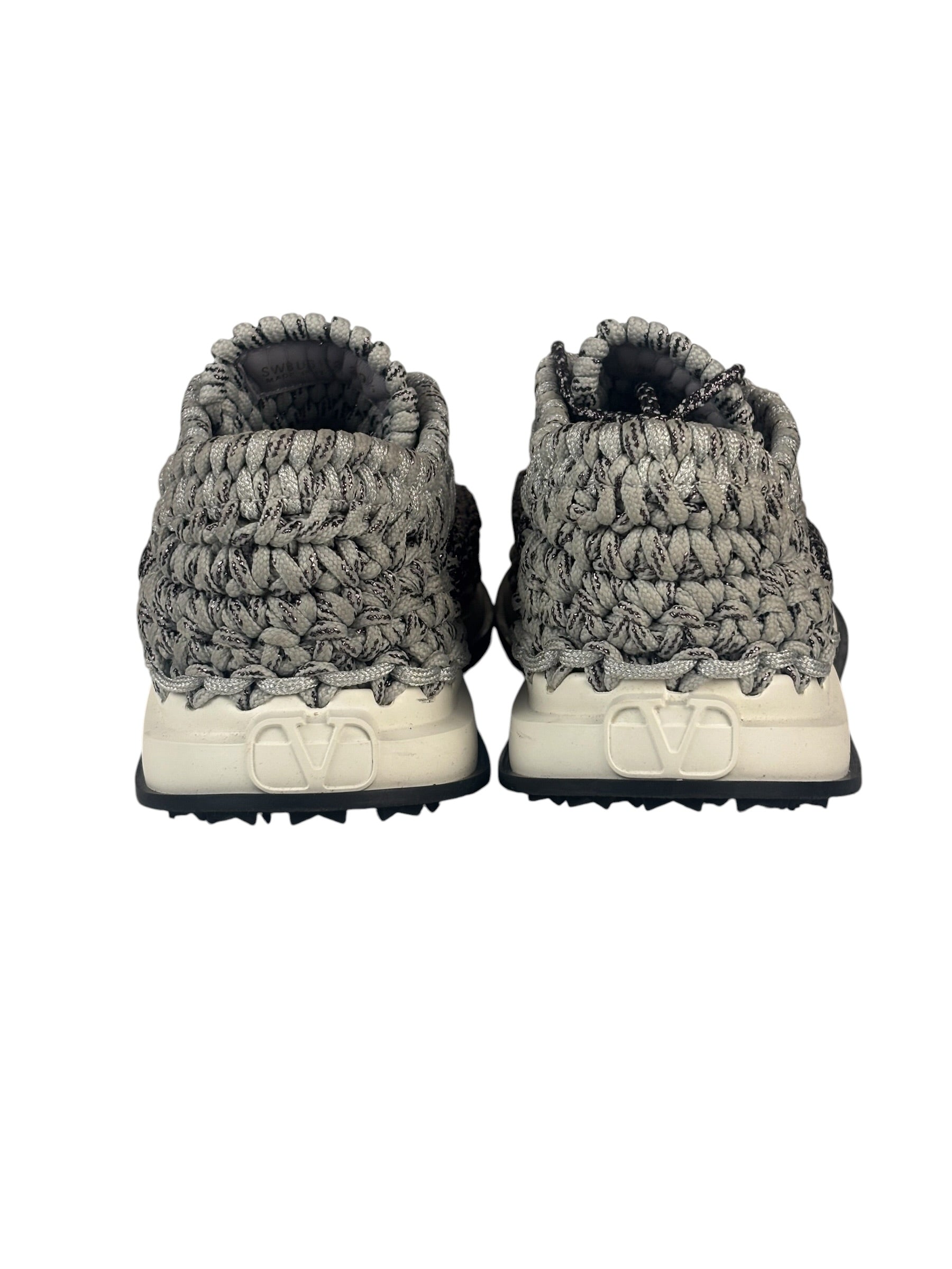 Valentino Crochet Sneaker F&F Grey