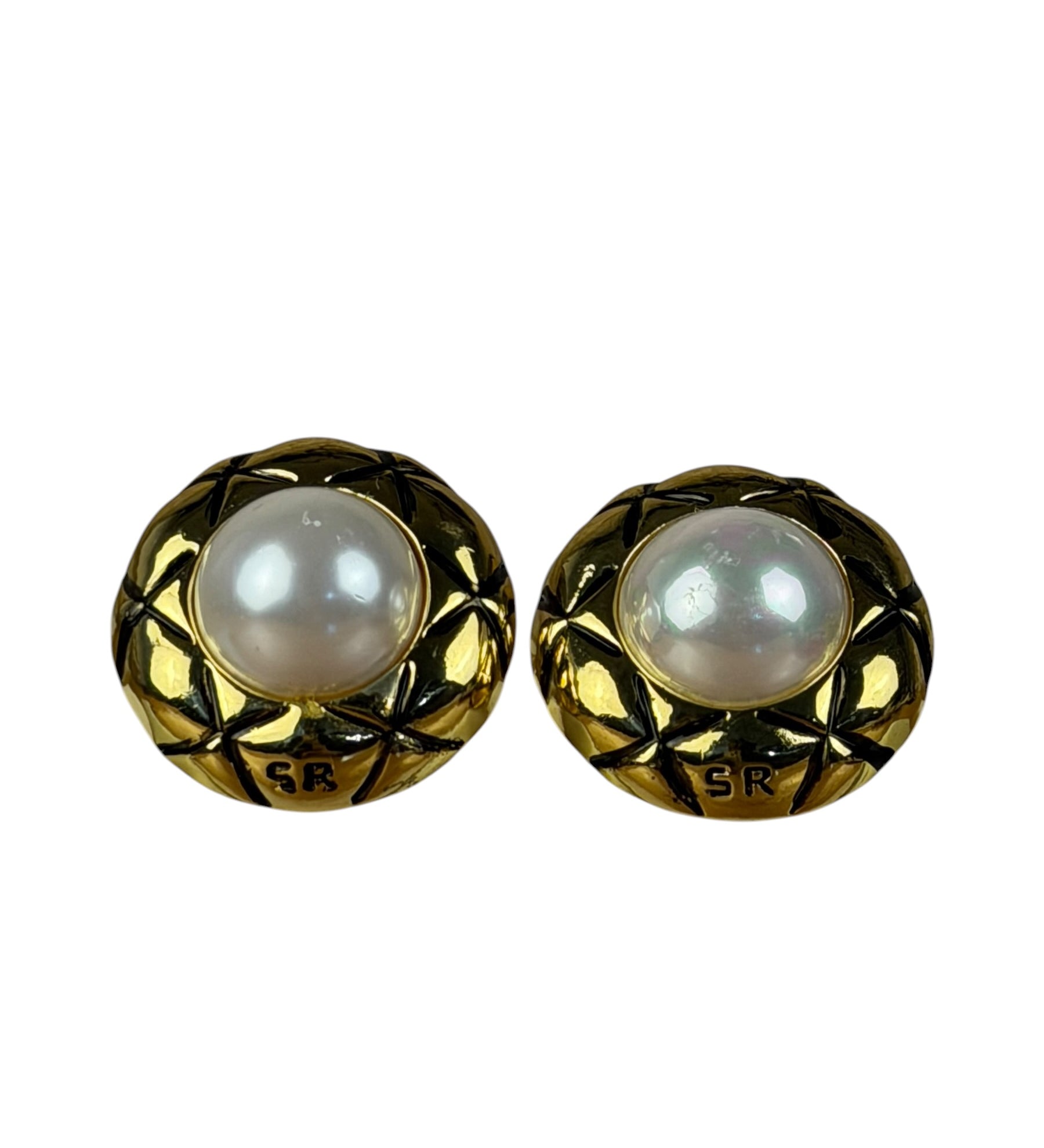 Chanel Vintage Clip On Earrings SR