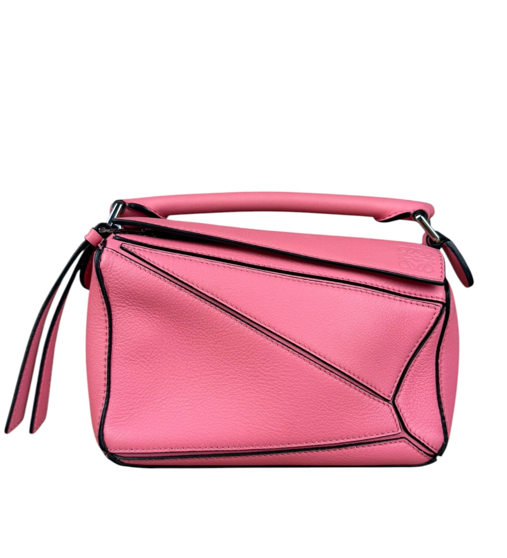 Loewe Pink Leather Mini Puzzle 2Way Bag