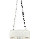 Chanel Classique White Quilted Leather Flap Bag 2001