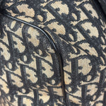 Christian Dior Vintage Navy Trotter Boston Bag