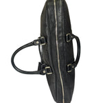 Gucci Black Leather Diamante Briefcase