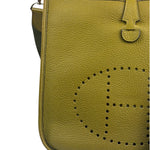 Hermes Green Leather Evelyne TMP Crossbody Bag