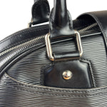 Louis Vuitton Black Epi Leather Montaigne Bowling Handbag