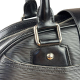 Louis Vuitton Black Epi Leather Montaigne Bowling Handbag
