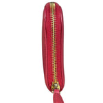 Prada Vintage Pink Saffiano Leather Long Wallet