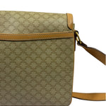 Celine Vintage Macadam Coated Canvas Crossbody Bag