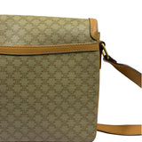 Celine Vintage Macadam Coated Canvas Crossbody Bag