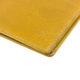 Loewe Yellow Leather Anagram Slim Bifold Long Wallet