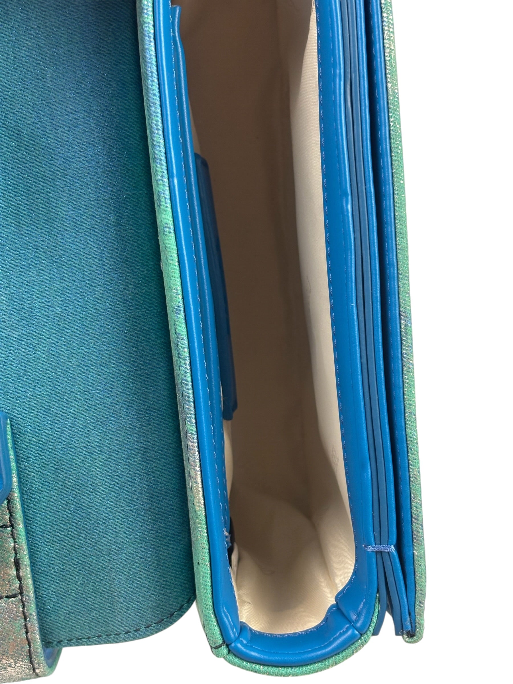 Diesel Blue Iridescent 1DR Shoulder Bag