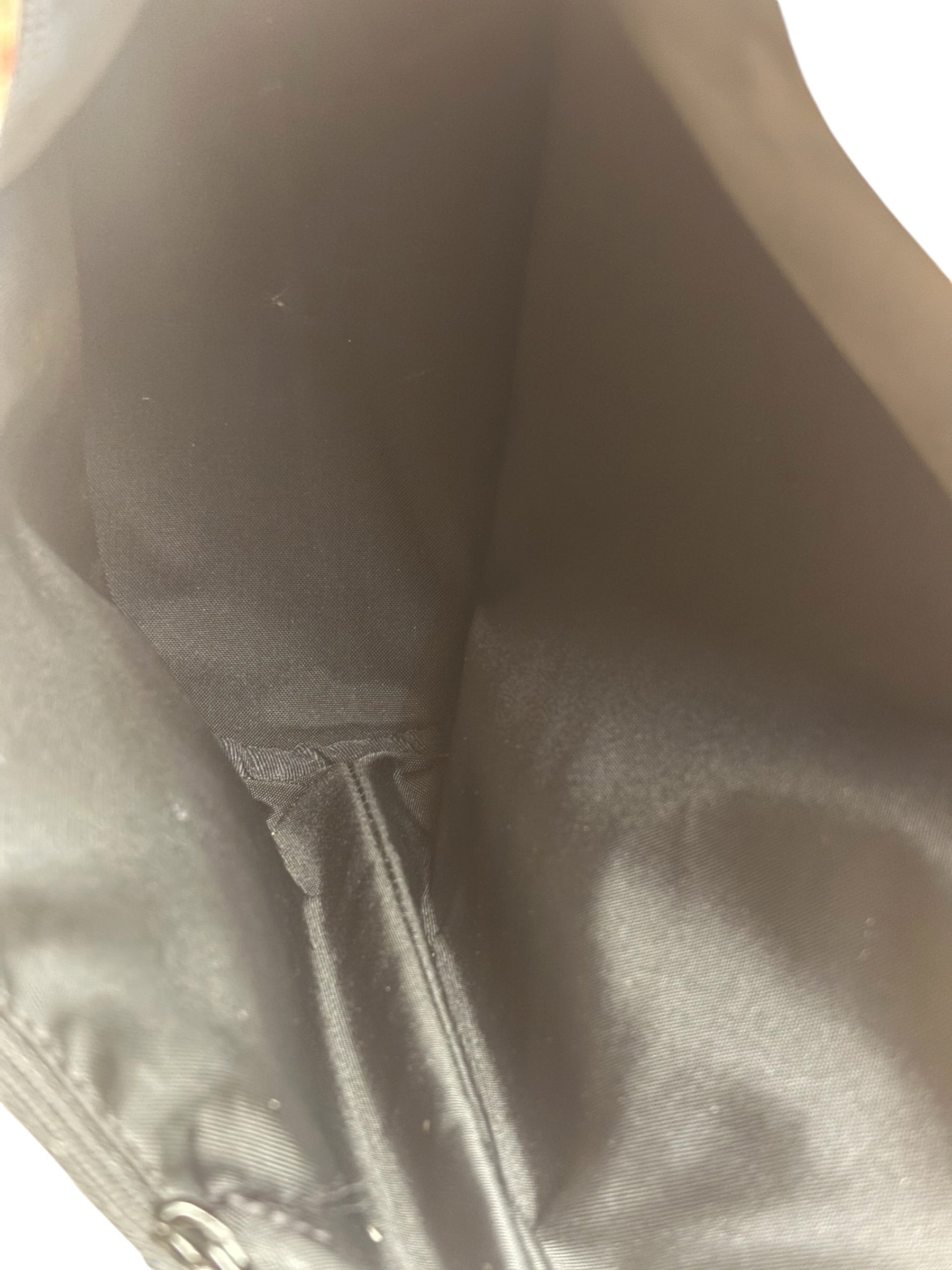 Burberry Vintage Blue Label Nylon Bucket Tote Bag