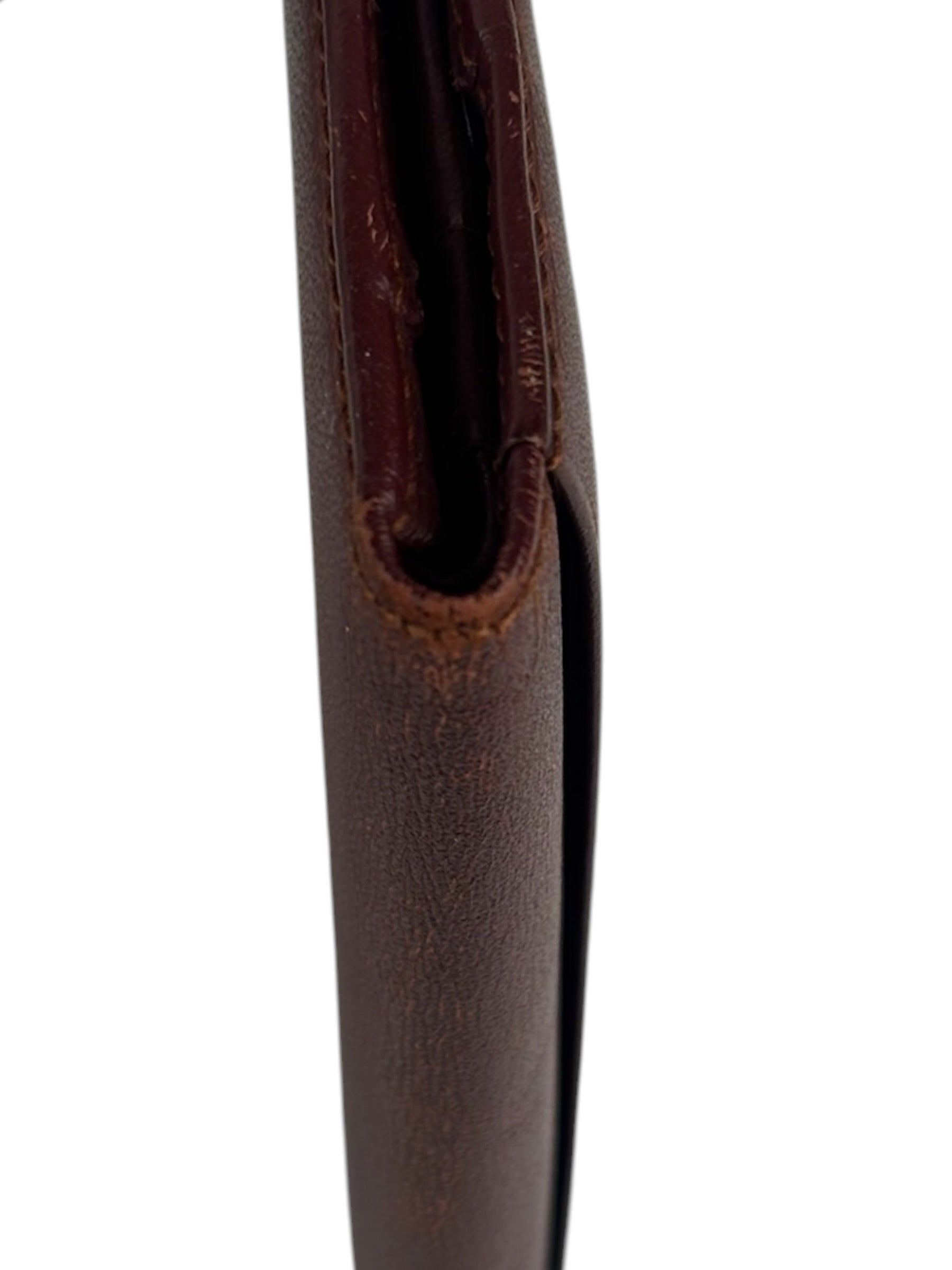 Cartier Vintage Burgundy Leather Wallet