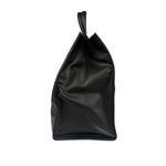 Telfar Black Leather Unisex Shopping Bag