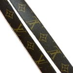 Louis Vuitton Peach/Monogram LV Initiales 30MM Reversible Belt