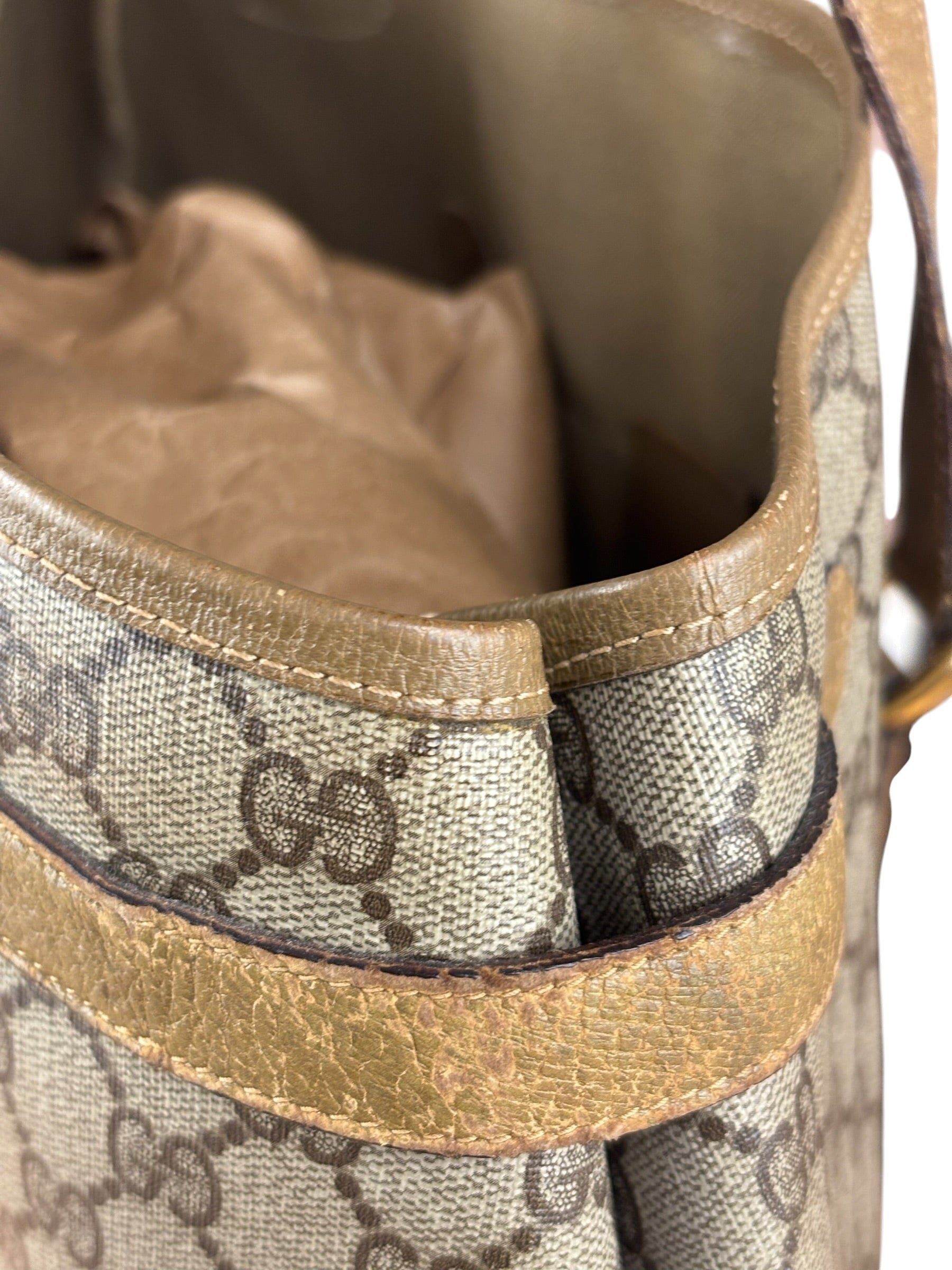 Gucci Vintage GG Plus Monogram Tote Bag