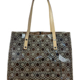 Salvatore Ferragamo Gancini Vinyl Tote/Hand Bag
