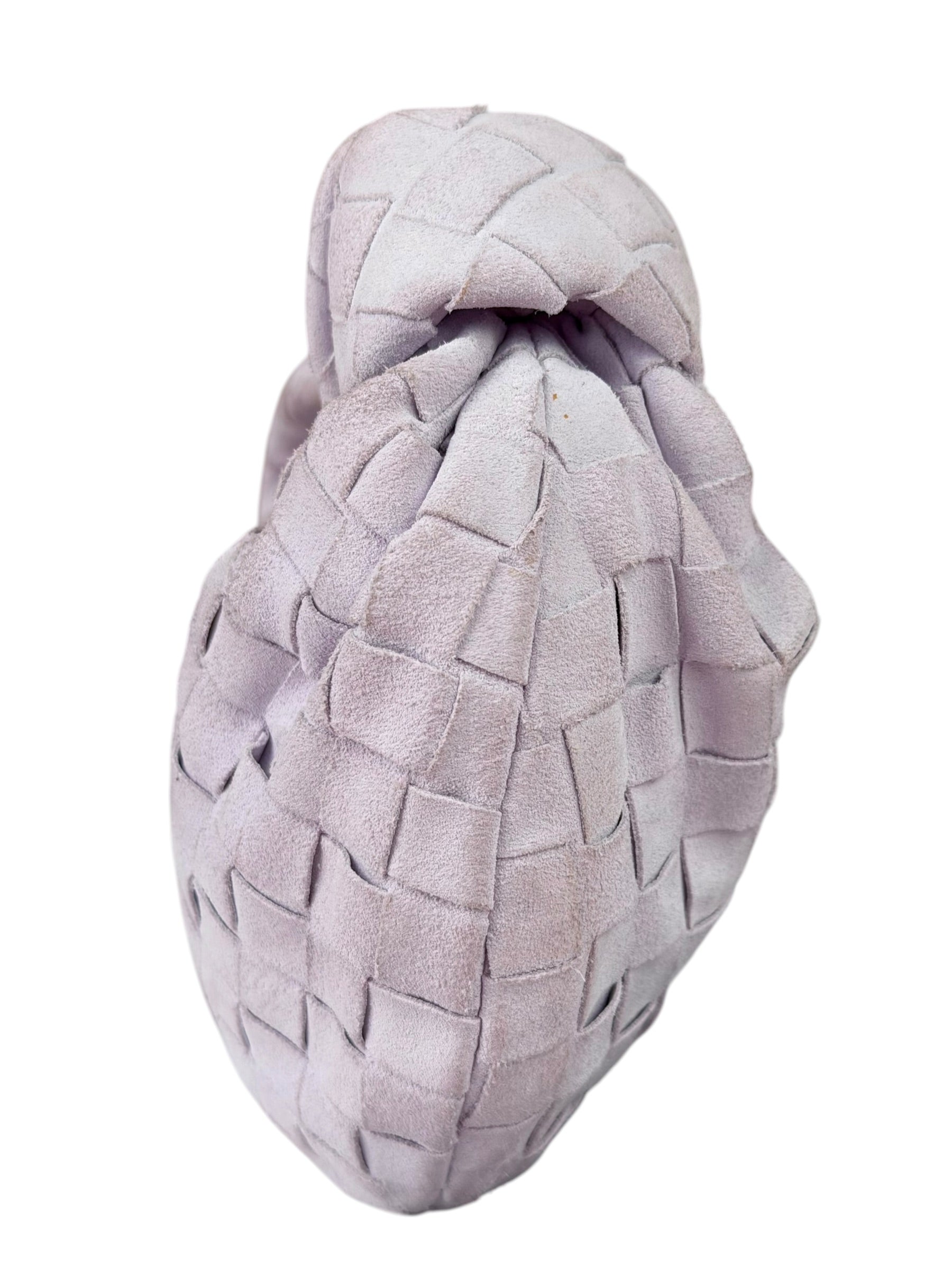 Bottega Veneta Chalk Suede Mini Jodie Handbag