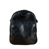 Gucci GG Black Leather Joy Boston Imprime Hand Bag