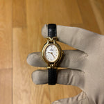 Fendi Oval Silver Dial Gold Plated Interchangeable Bands