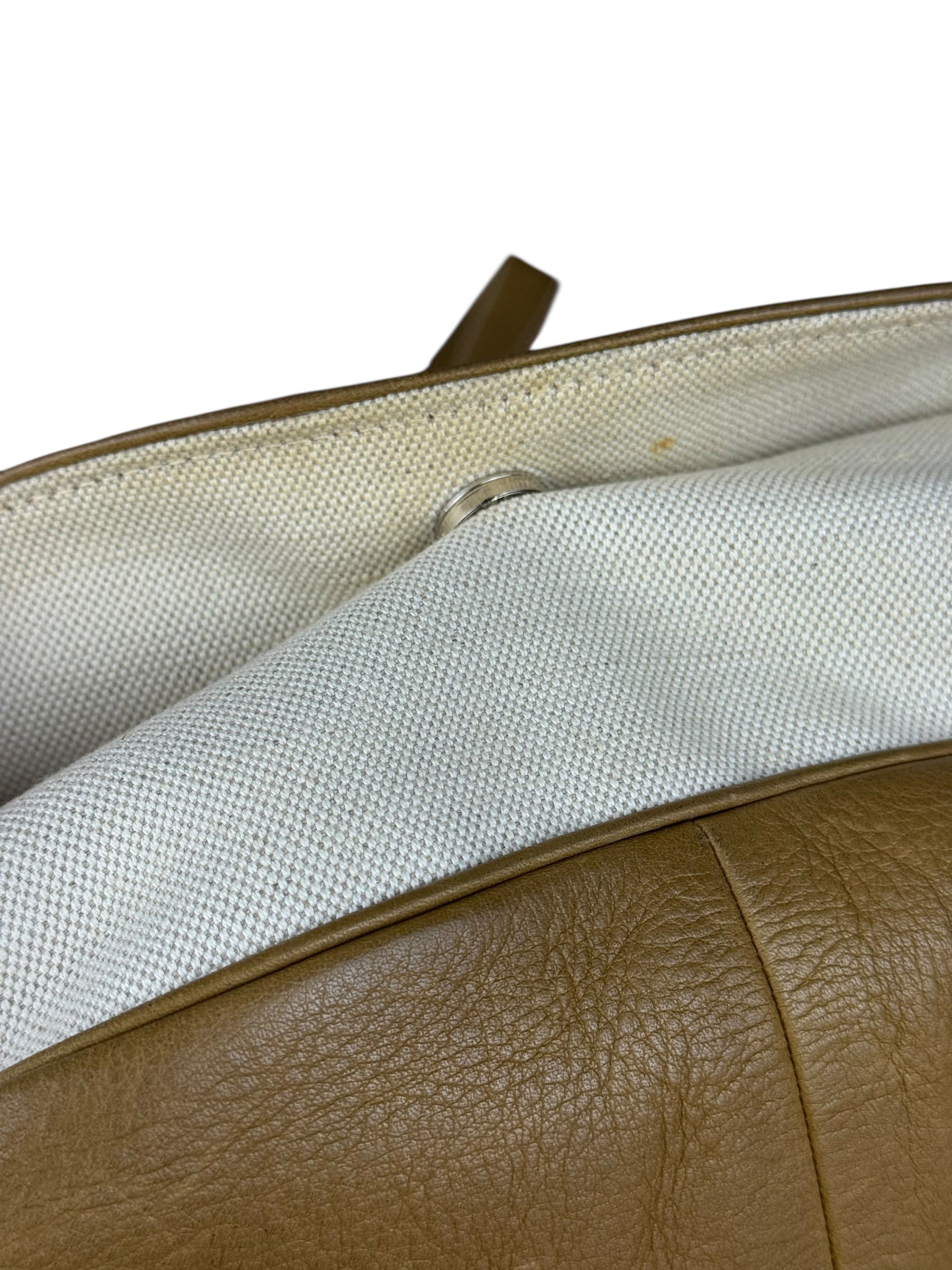 Loewe Tan & Cream Shoulder Bag