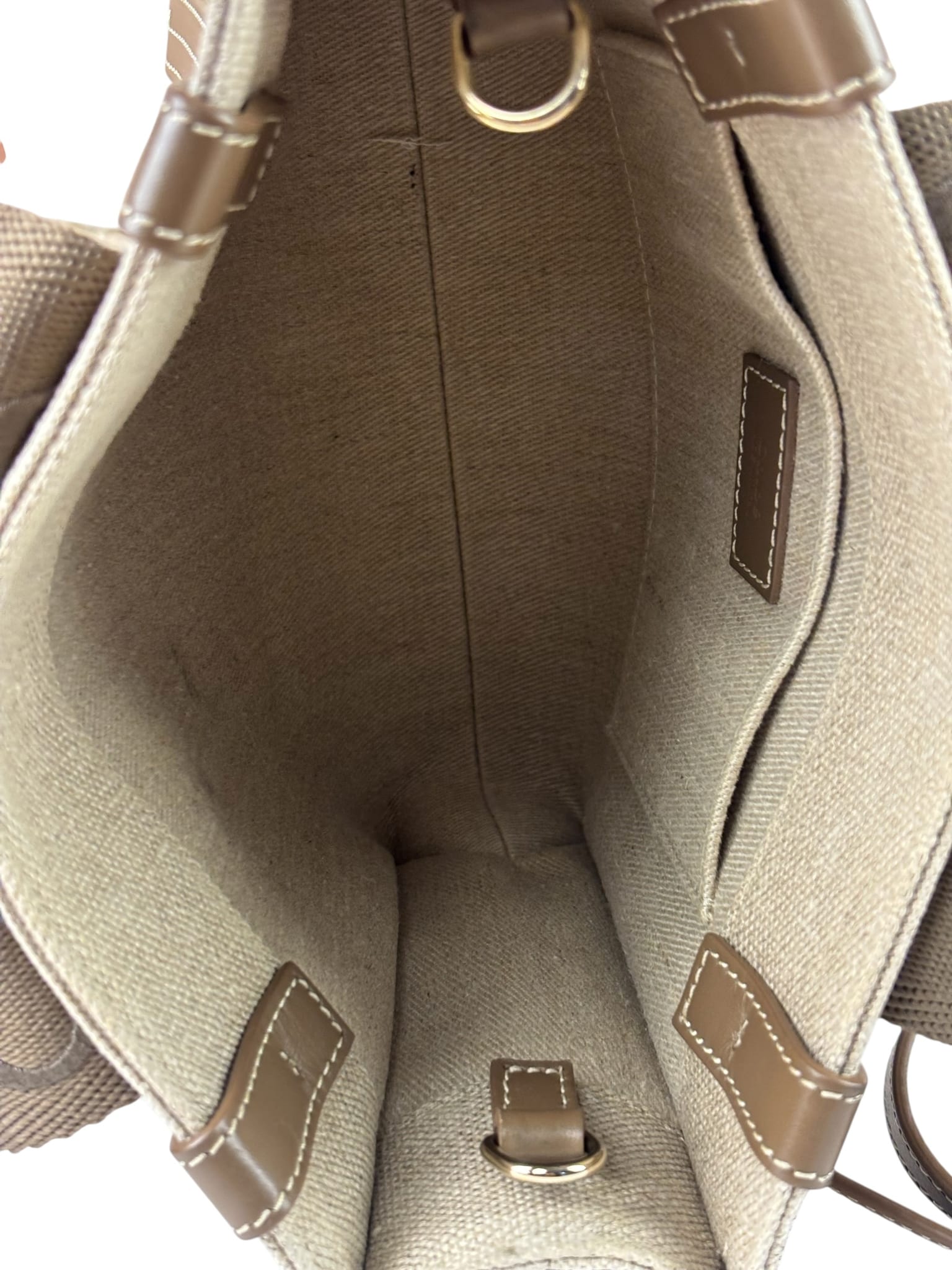 Chloé Small Woody Canvas 2Way Tote Khaki/Green