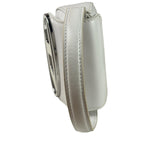 Diesel White Leather 1DR XS Two-Way Mini Bag