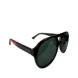 Gucci GG0159S Tricolor Block Acetate Aviator Sunglasses