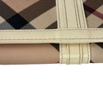 Burberry Cream Nova Check Penrose Continental Long Wallet