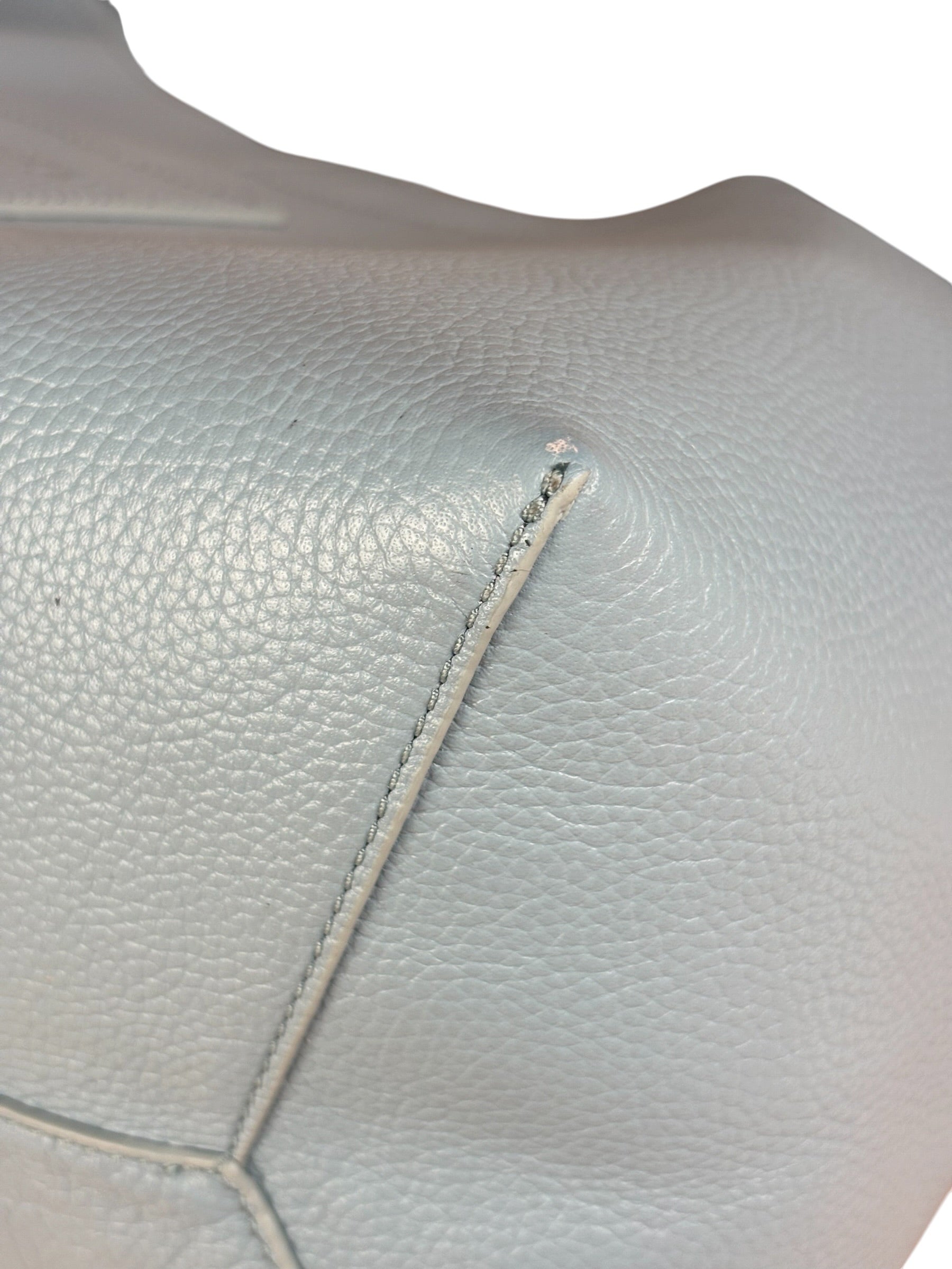 Marc Jacobs Light Blue Pebbled Leather The Sac Bag