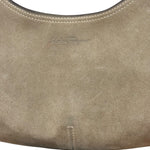 Ferragamo Vintage Beige Suede Hobo Shoulder Bag